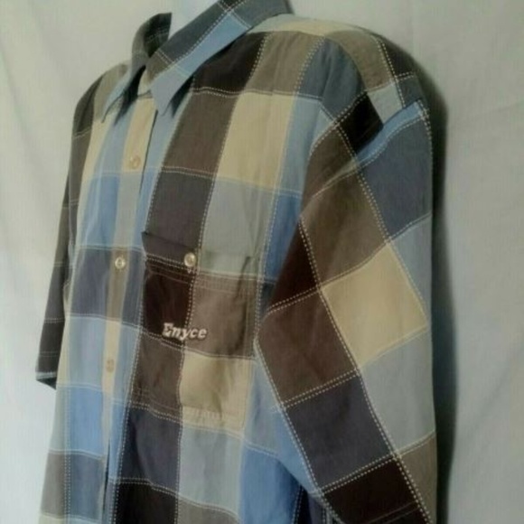 Enyce Other - ENYCE A Sean Combs Co PLAID Casual Button Up NWOT